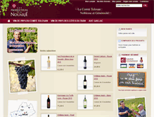 Tablet Screenshot of producteurs-nouarie.com